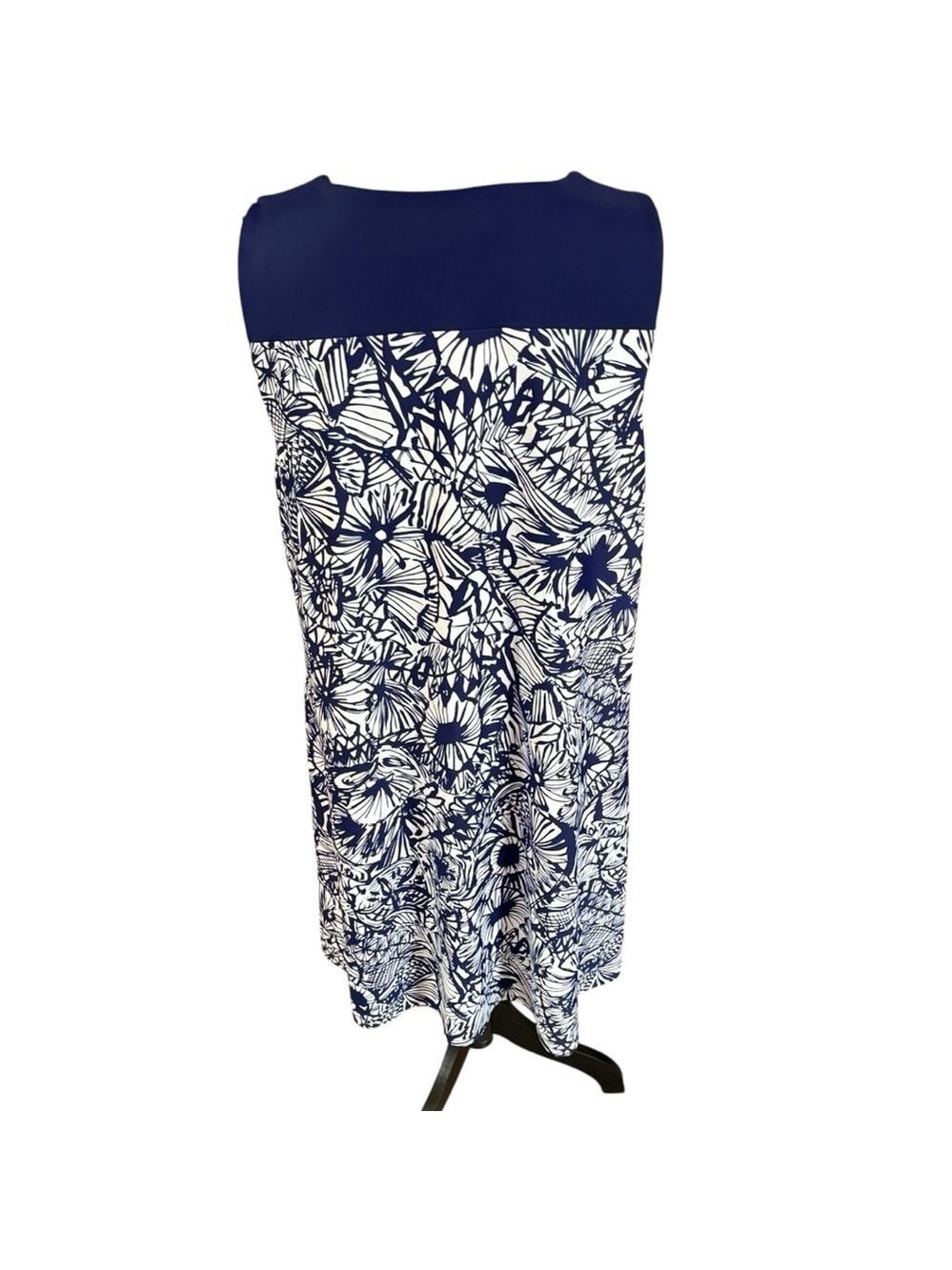 Jude Connally Molly Summer Palm Print Sleeveless Dress Size XL (PTP 19”) NWT - Picture 5 of 7